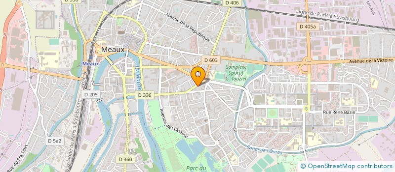 localisation de l'entreprise RP2M à MEAUX
