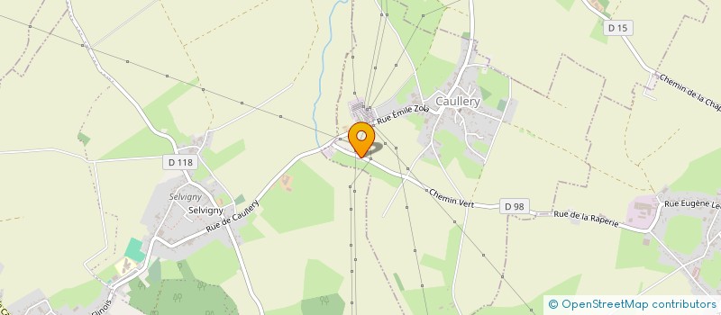 localisation de l'entreprise RPA AMENAGEMENT  CAULLERY