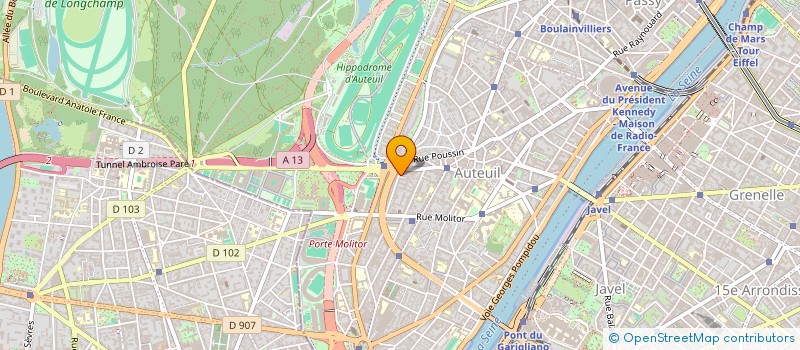 localisation de l'entreprise RPA CONSEIL  PARIS