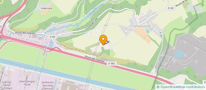 localisation de l'entreprise RPAYSAGE  SANDOUVILLE