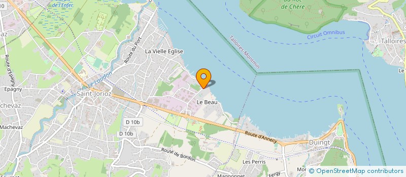 localisation de l'entreprise RPB à SAINT-JORIOZ