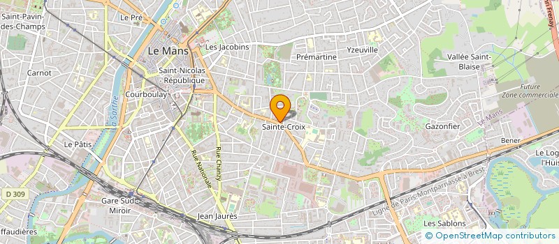localisation de l'entreprise RPB à LE MANS