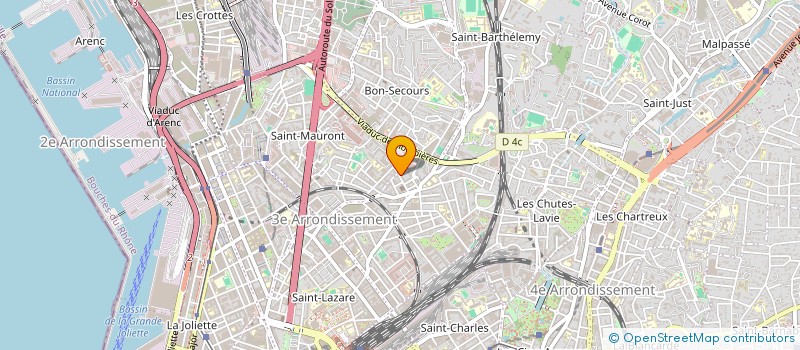 localisation de l'entreprise RPB à MARSEILLE
