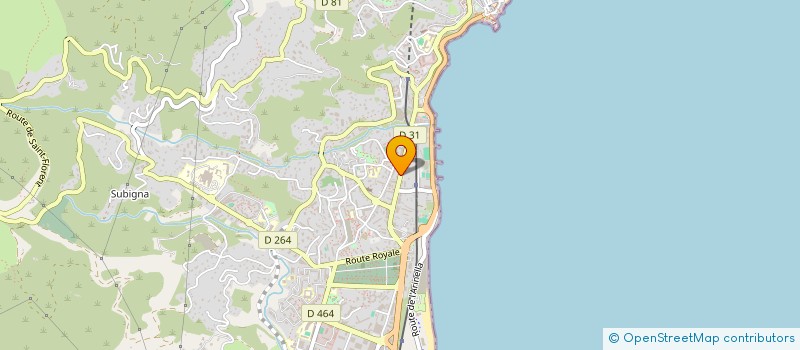 localisation de l'entreprise RPB à BASTIA