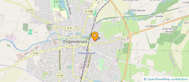 localisation de l'entreprise RPB à CHATEAUBRIANT