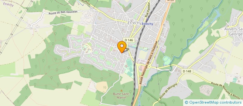 localisation de l'entreprise RPB CHABANIER à ETRECHY