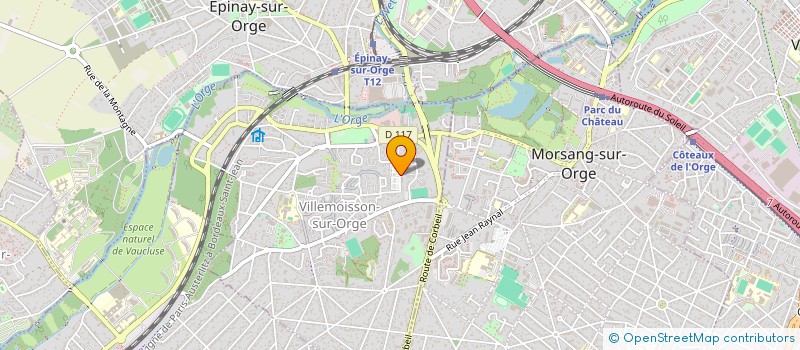 localisation de l'entreprise RPB EVENTS à VILLEMOISSON-SUR-ORGE