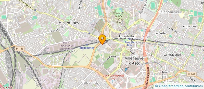 localisation de l'entreprise RPB INDIVISION à LILLE
