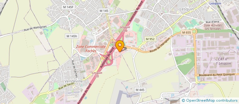 localisation de l'entreprise RPB LESQUIN à LESQUIN