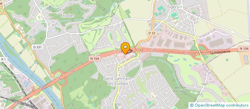 localisation de l'entreprise RPB ST GERMAIN  SAINT-GERMAIN-LES-CORBEIL