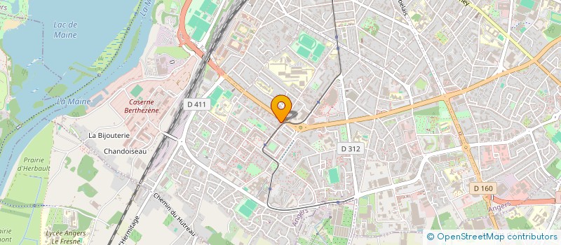localisation de l'entreprise RPBA à ANGERS