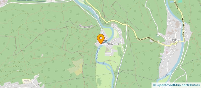 localisation de l'entreprise RPBF  TOURNAVAUX