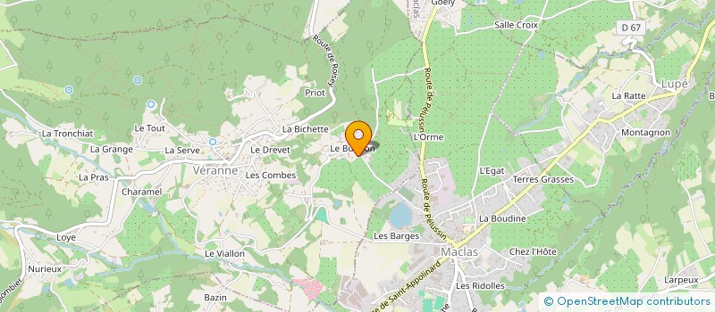 localisation de l'entreprise RPBL IMMO  VERANNE