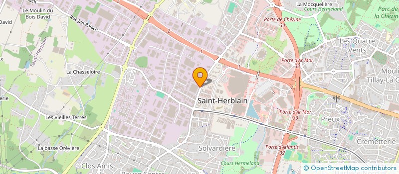 localisation de l'entreprise RPC à COUERON