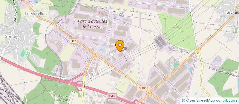 localisation de l'entreprise RPC à SAINT-QUENTIN-FALLAVIER