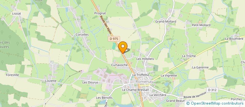 localisation de l'entreprise RPC EMBALLAGES MONTPONT  MONTPONT-EN-BRESSE