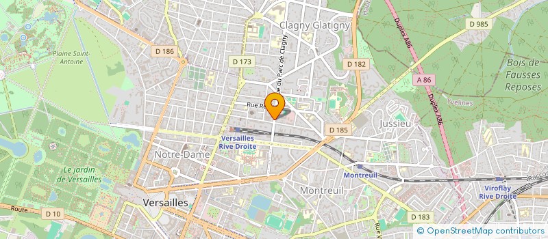 localisation de l'entreprise RPC GESTION à VERSAILLES