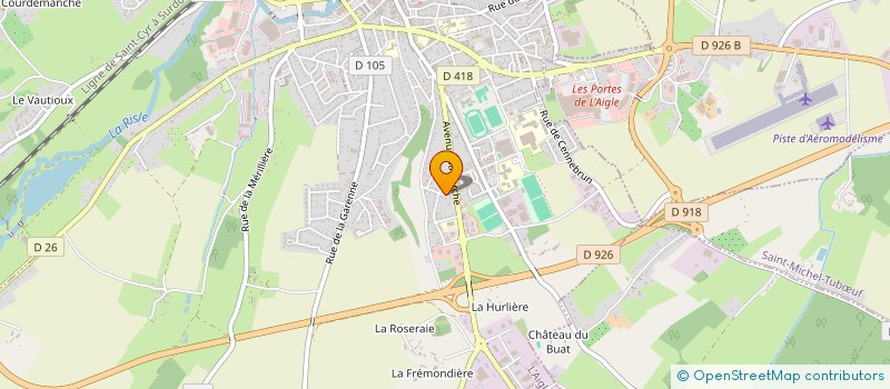localisation de l'entreprise RPC-PLATRE à L'AIGLE