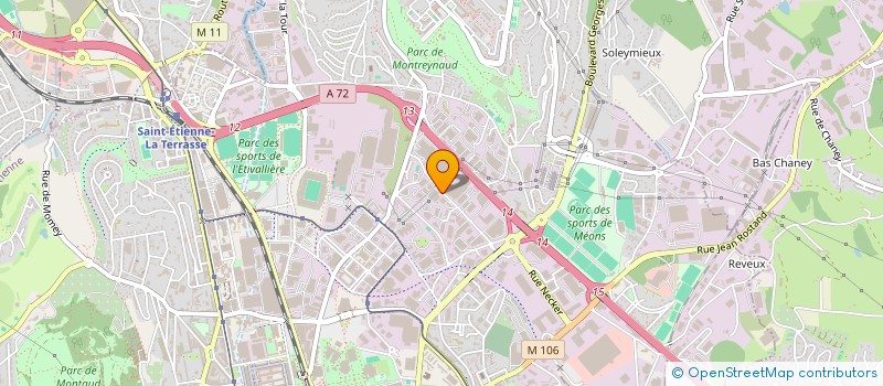 localisation de l'entreprise RPC PNEUS  SAINT-ETIENNE