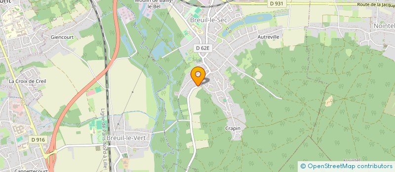 localisation de l'entreprise RPCC SERVICES  BREUIL-LE-SEC