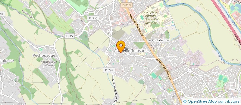 localisation de l'entreprise RPCONCEPT  AUZEVILLE-TOLOSANE