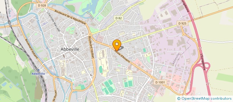 localisation de l'entreprise RPCP  ABBEVILLE