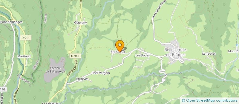 localisation de l'entreprise RPCS  BELLECOMBE-EN-BAUGES