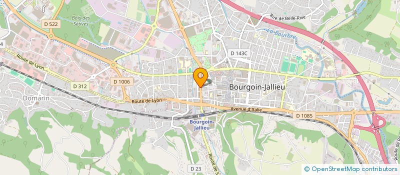 localisation de l'entreprise RPE CONSEIL  BOURGOIN-JALLIEU
