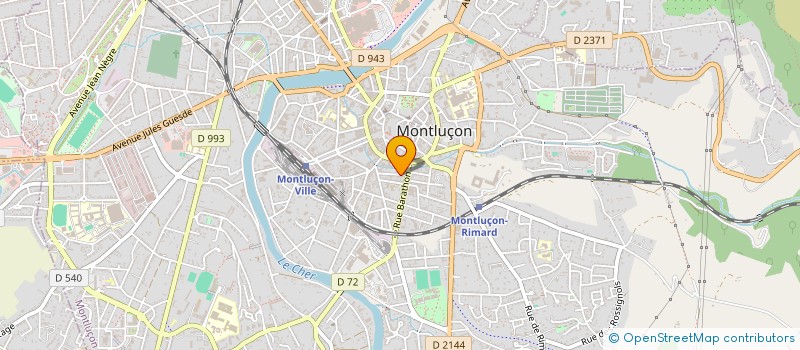localisation de l'entreprise RPE HOLDING à MONTLUCON