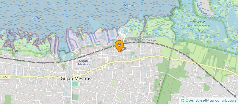 localisation de l'entreprise RPF  GUJAN-MESTRAS
