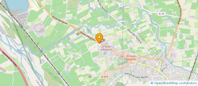 localisation de l'entreprise RPF  CAVAILLON