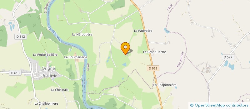 localisation de l'entreprise RPG 17  ENTRAMMES