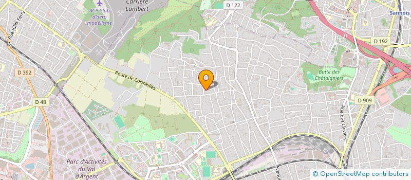 localisation de l'entreprise RPG  ARGENTEUIL