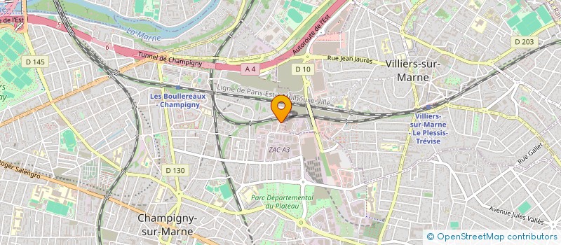 localisation de l'entreprise RPG  CHAMPIGNY-SUR-MARNE