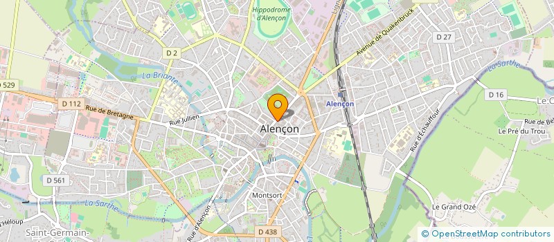 localisation de l'entreprise RPG BOIS à ALENCON