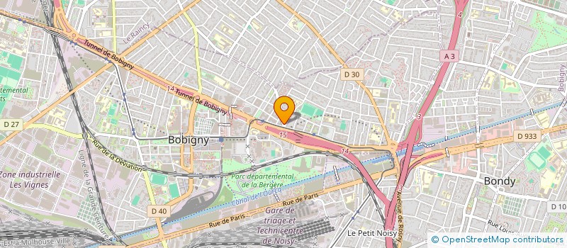 localisation de l'entreprise RPGORAYA  BOBIGNY