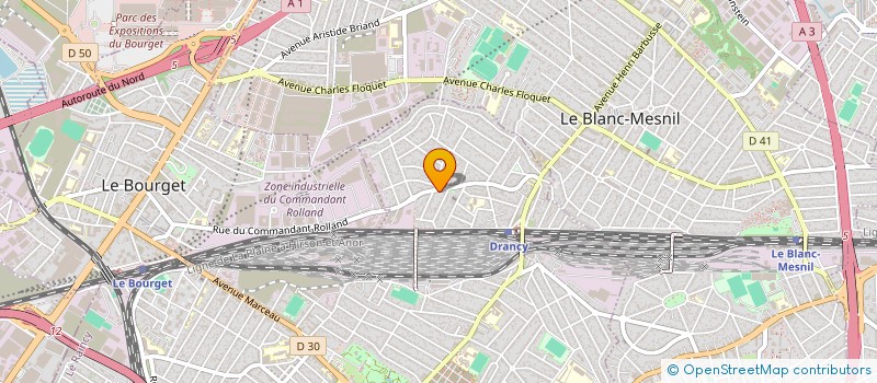 localisation de l'entreprise RPH à DRANCY