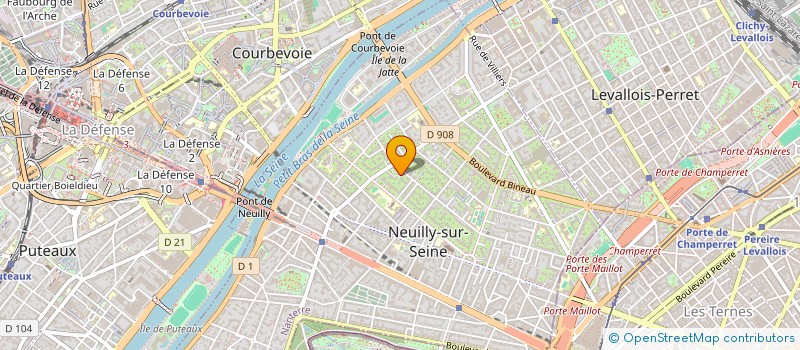 localisation de l'entreprise RPI CAPITAL à NEUILLY-SUR-SEINE