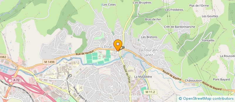 localisation de l'entreprise RPI INTERNATIONAL à L'ETRAT