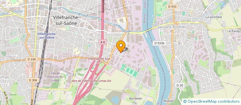 localisation de l'entreprise RPJ à VILLEFRANCHE-SUR-SAONE
