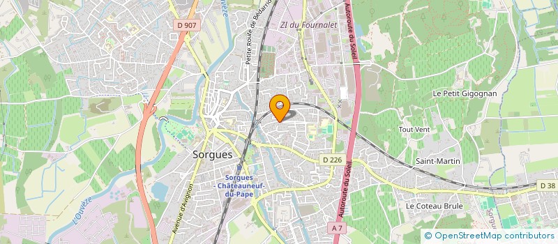 localisation de l'entreprise RPJ GAME CONCEPT  SORGUES