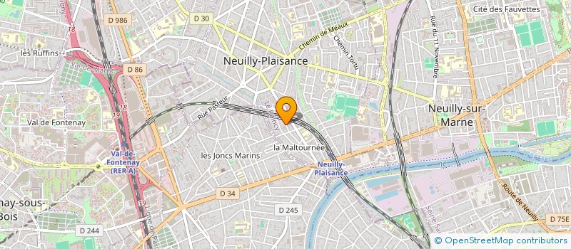 localisation de l'entreprise RPK MENUISERIE  NEUILLY-PLAISANCE