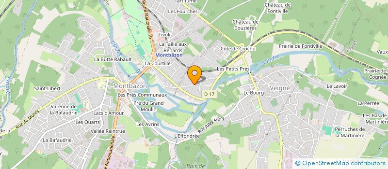 localisation de l'entreprise RPL à VEIGNE