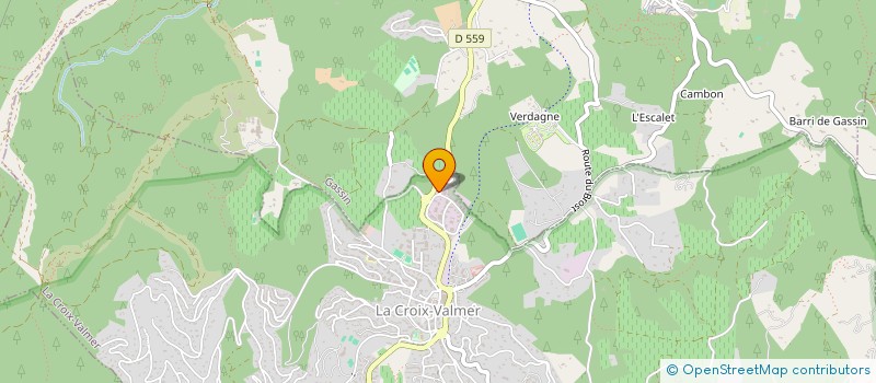 localisation de l'entreprise RPLCV  LA CROIX-VALMER