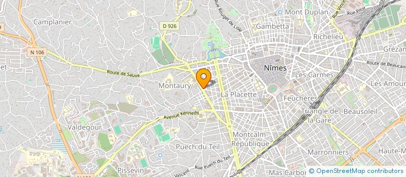 localisation de l'entreprise RPLM à NIMES