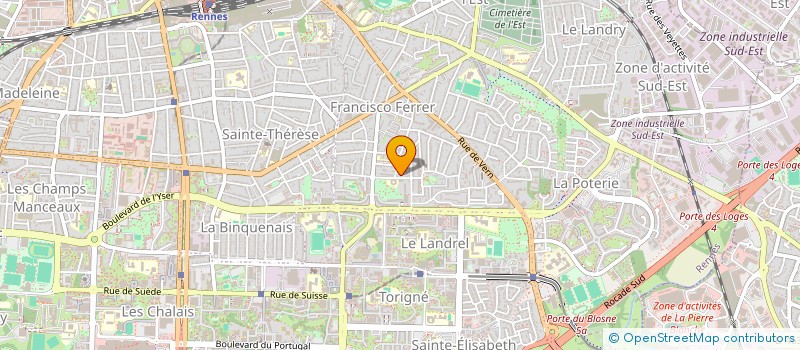 localisation de l'entreprise RPM  RENNES