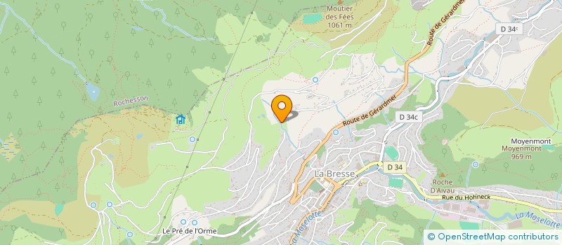 localisation de l'entreprise RPM à LA BRESSE
