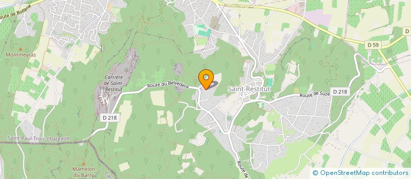 localisation de l'entreprise RPM ACTIVITES  SAINT-RESTITUT