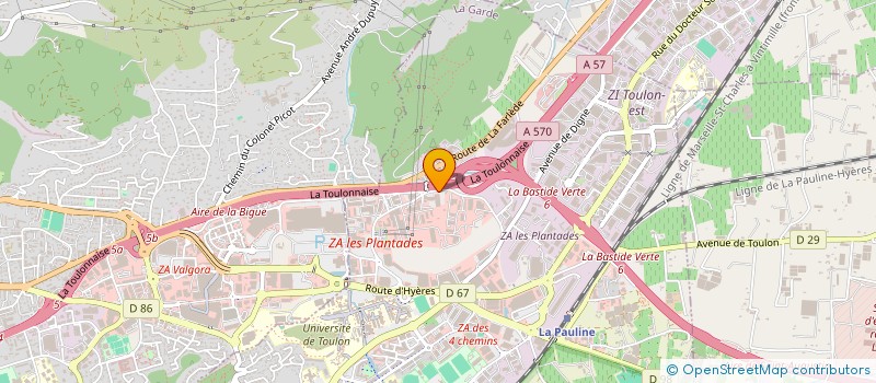 localisation de l'entreprise RPM BOWLING  LA GARDE