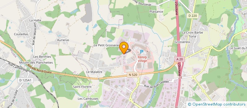 localisation de l'entreprise RPM LIMOGES  LIMOGES